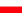 Symbol polnische Flagge