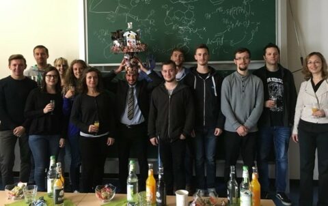 PhD party for Felix (Image: Tsogoeva)