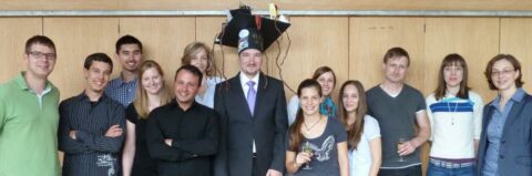 Alexandru (12.08.11) successfully passed his PhD Qualifying Exams. Congratulations!!! (Image: Tsogoeva)