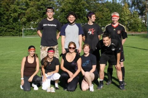 Our Victorious Football Team (the Department Soccer Tournament, September 2011) (Image: Tsogoeva)