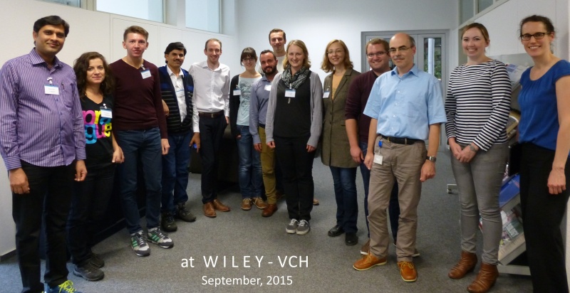 Visit to the Wiley-VCH Editorial Offices in Weinheim. Click here to learn more about "Open-House Community Program": http://www.chemistryviews.org/view/0/cpsenl12a.html (Image: Tsogoeva)