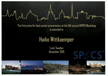 APXPS_Posterpreis_Wittkaemper_2019
