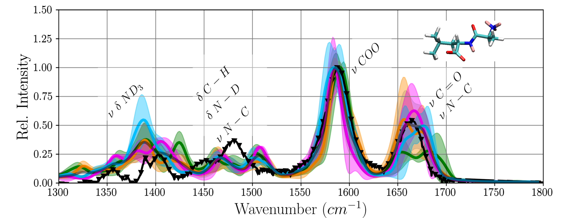 IR spectrum of Ala-Leu