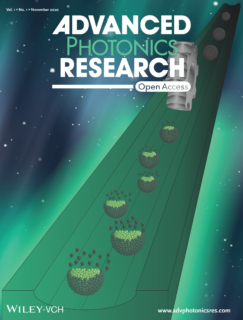 Towards entry "New cover art – Advanced Photonics Research"