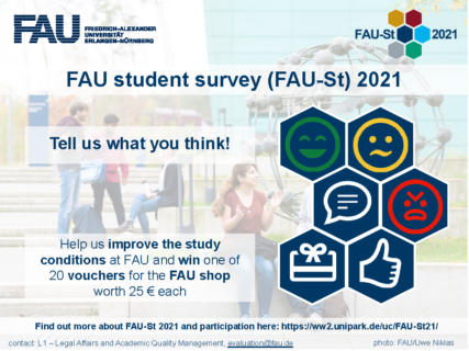 Towards entry "FAU student survey 2021 starting now"