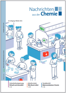 Towards entry "We are featured in “Nachrichten aus der Chemie”"