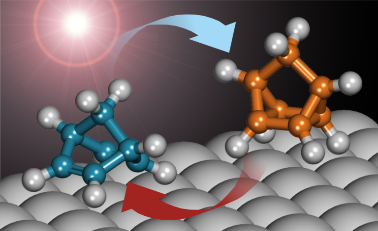 Storing solar energy in switchable molecules