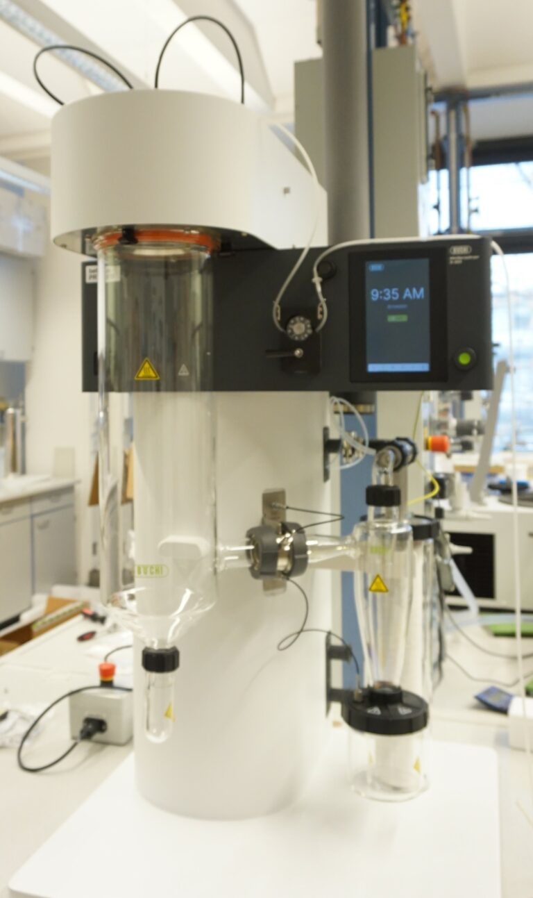 New spray-dryer in our labs – supported by Büchi