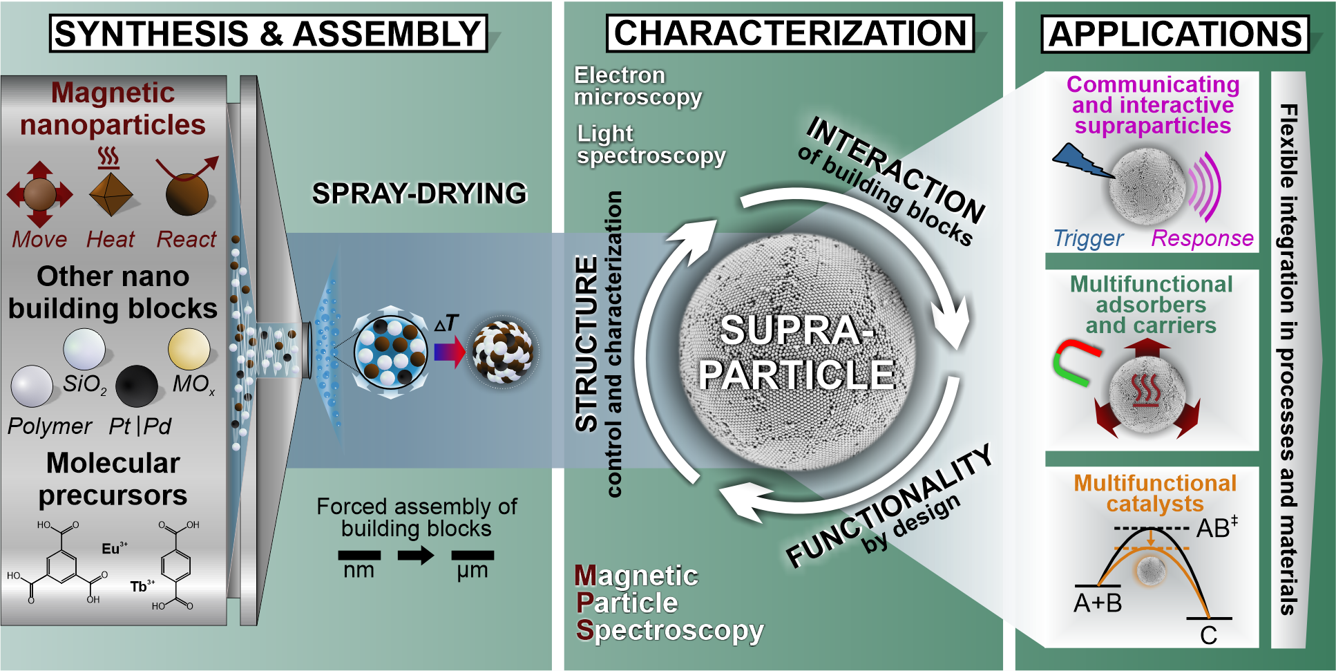 Functionalized Nanomaterial Assembling and Biosynthesis Using the