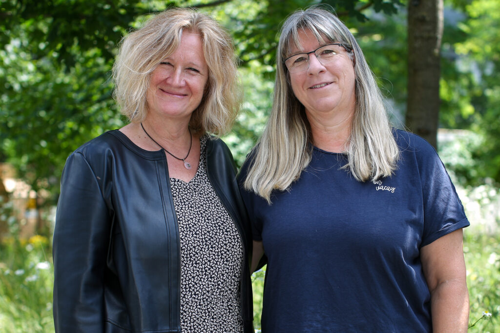 Beate Maaß und Margit Hartmann