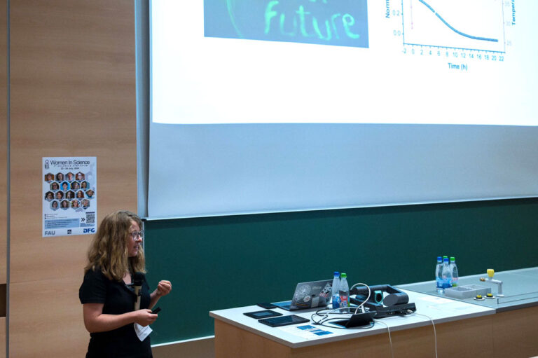 Anna at Women in science conference