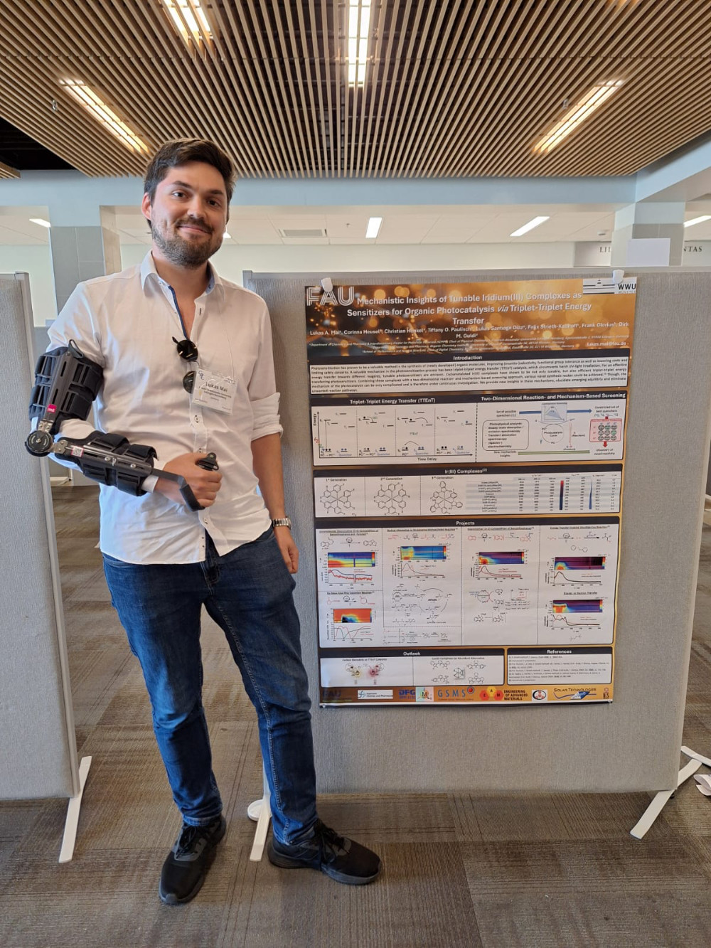 Giovanni and Lukas at the GRC EDAI in Newport