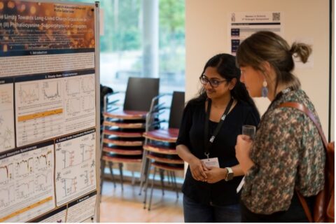 Our PhD student Swathi Krishna presenting her Poster at the Women in Science Symposium