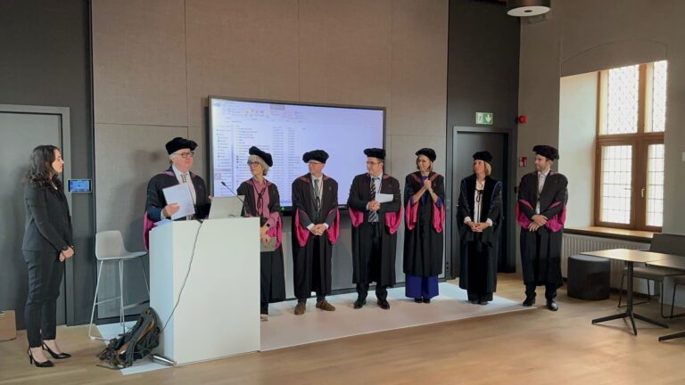 Dressing up for a special PhD defense
