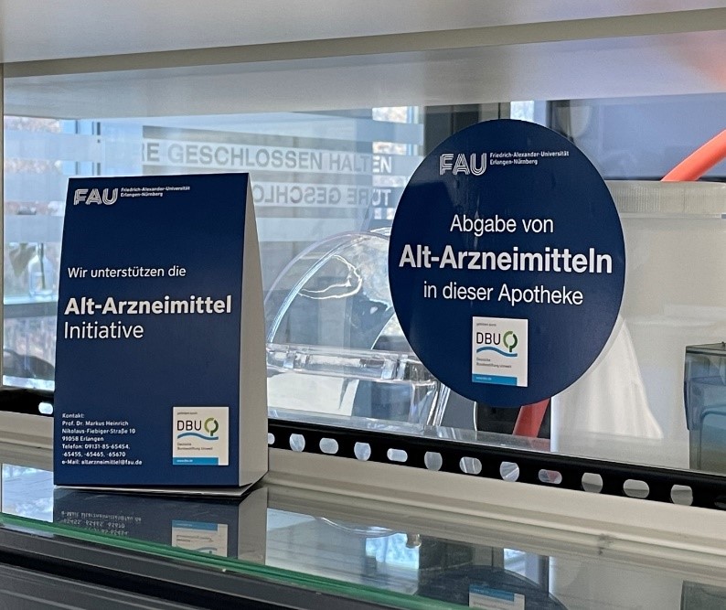 Signs for participating pharmacies (Image: FAU)