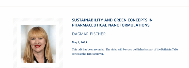 Beilstein Talk Prof. Dagmar Fischer