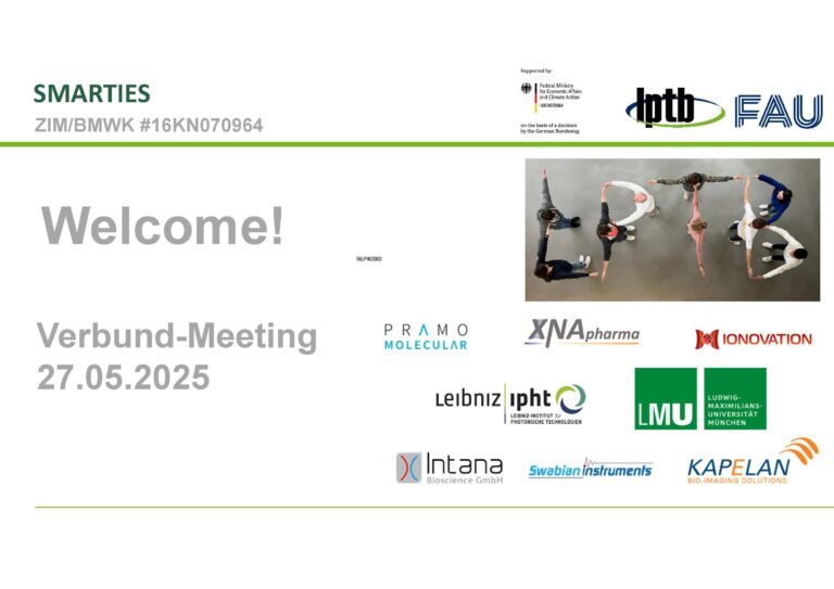 SMARTIES Status Meeting at 25 and 26 May 2025 at FAU