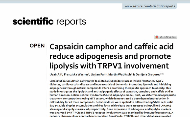 New Research Paper in Scienific Reports