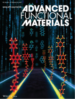 Graphene Patterning on the Coverpage of Advanced Functional Materials